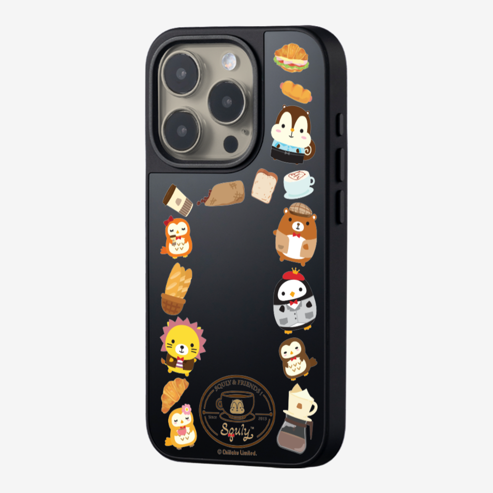 Vintage Cafe Motif (Mirror Version)  Phone Case