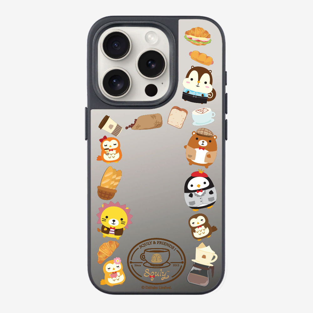 Vintage Cafe Motif (Mirror Version)  Phone Case