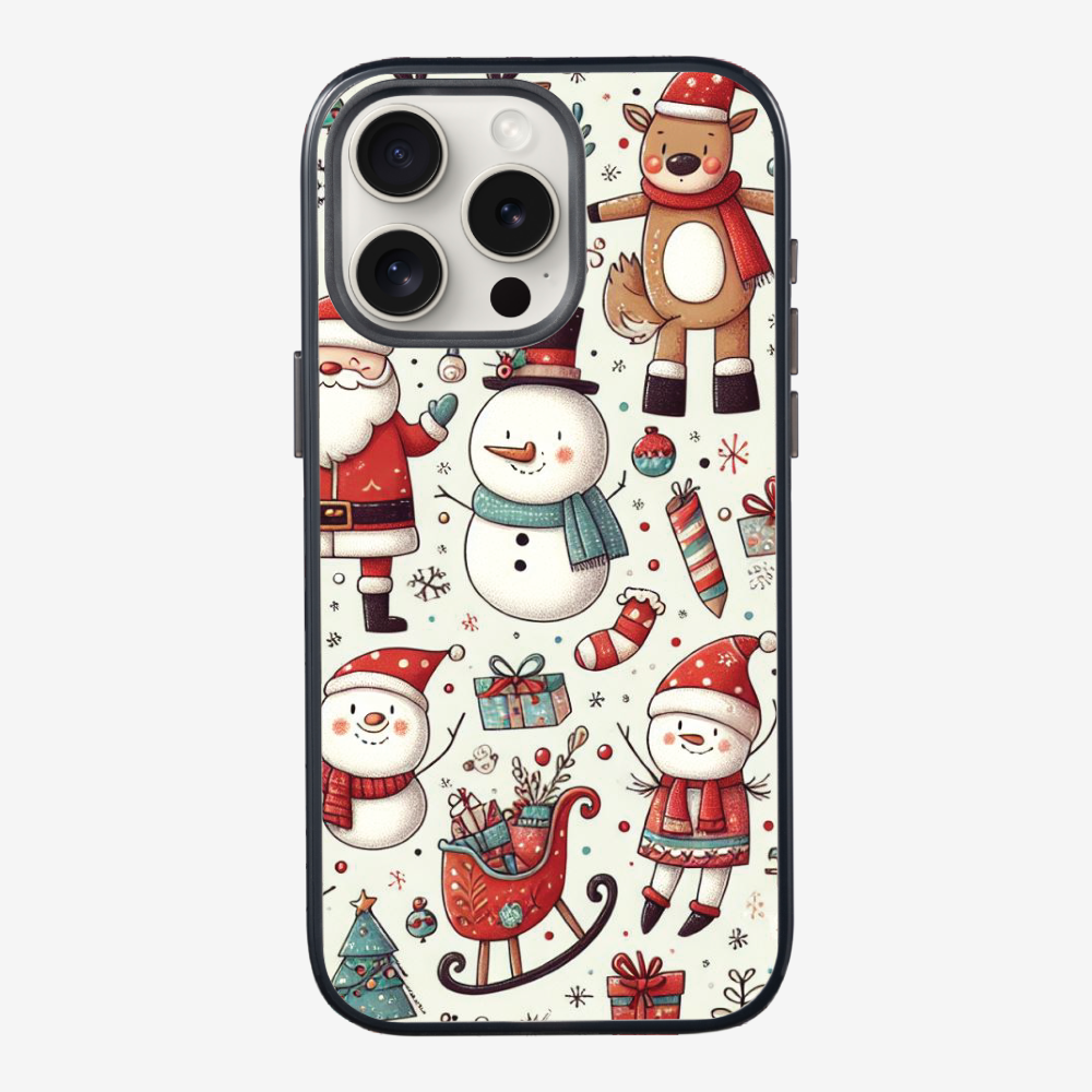 XMAS SnowMen Pattern Phone Case