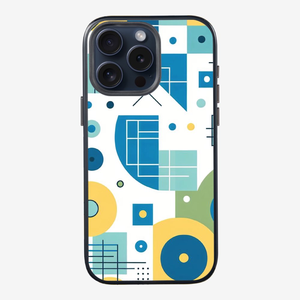 Abstract Blue Pattern Phone Case