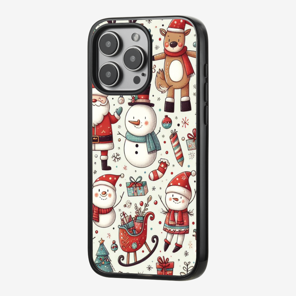 XMAS SnowMen Pattern Phone Case