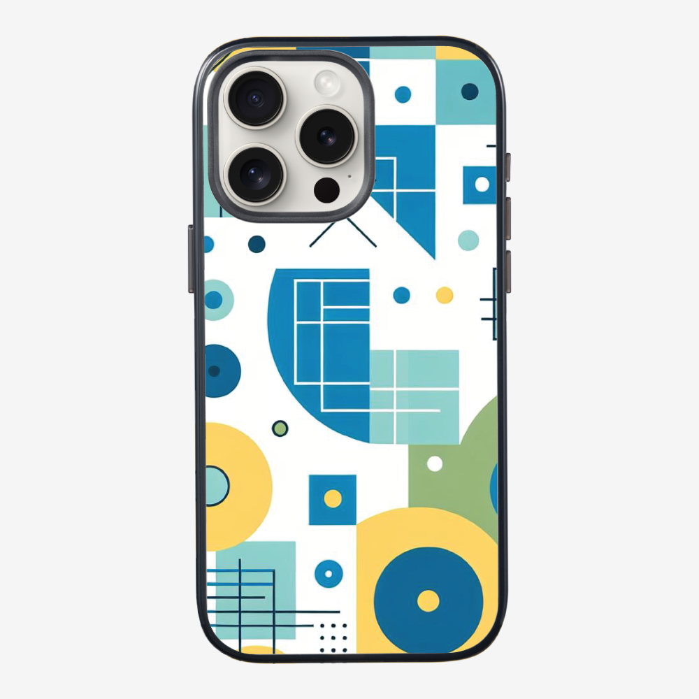 Abstract Blue Pattern Phone Case