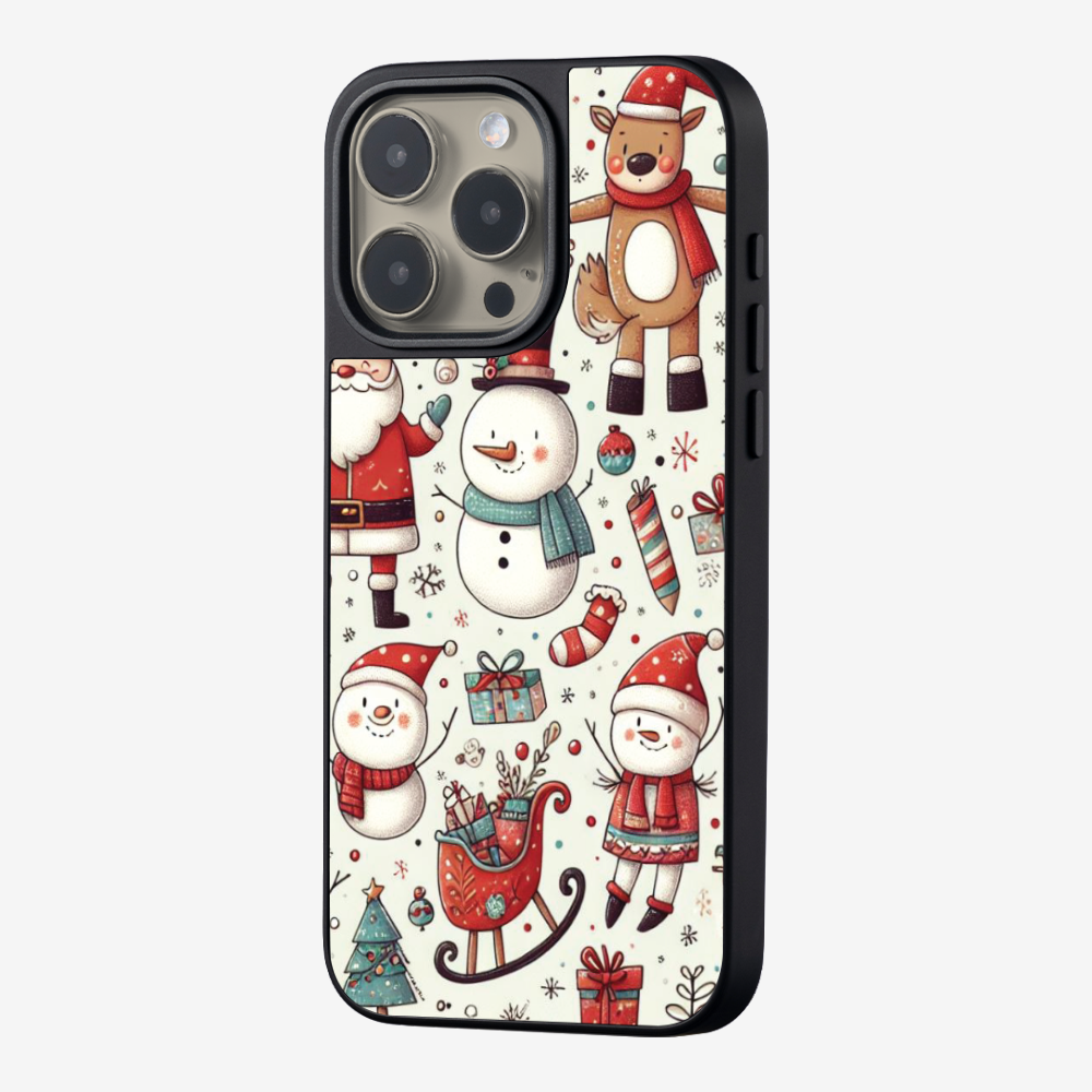 XMAS SnowMen Pattern Phone Case