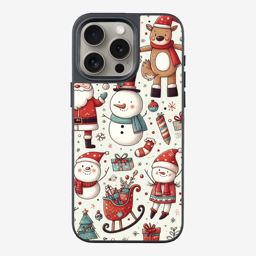 XMAS SnowMen Pattern Phone Case