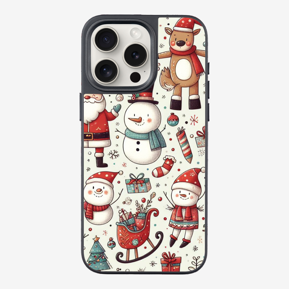 XMAS SnowMen Pattern Phone Case