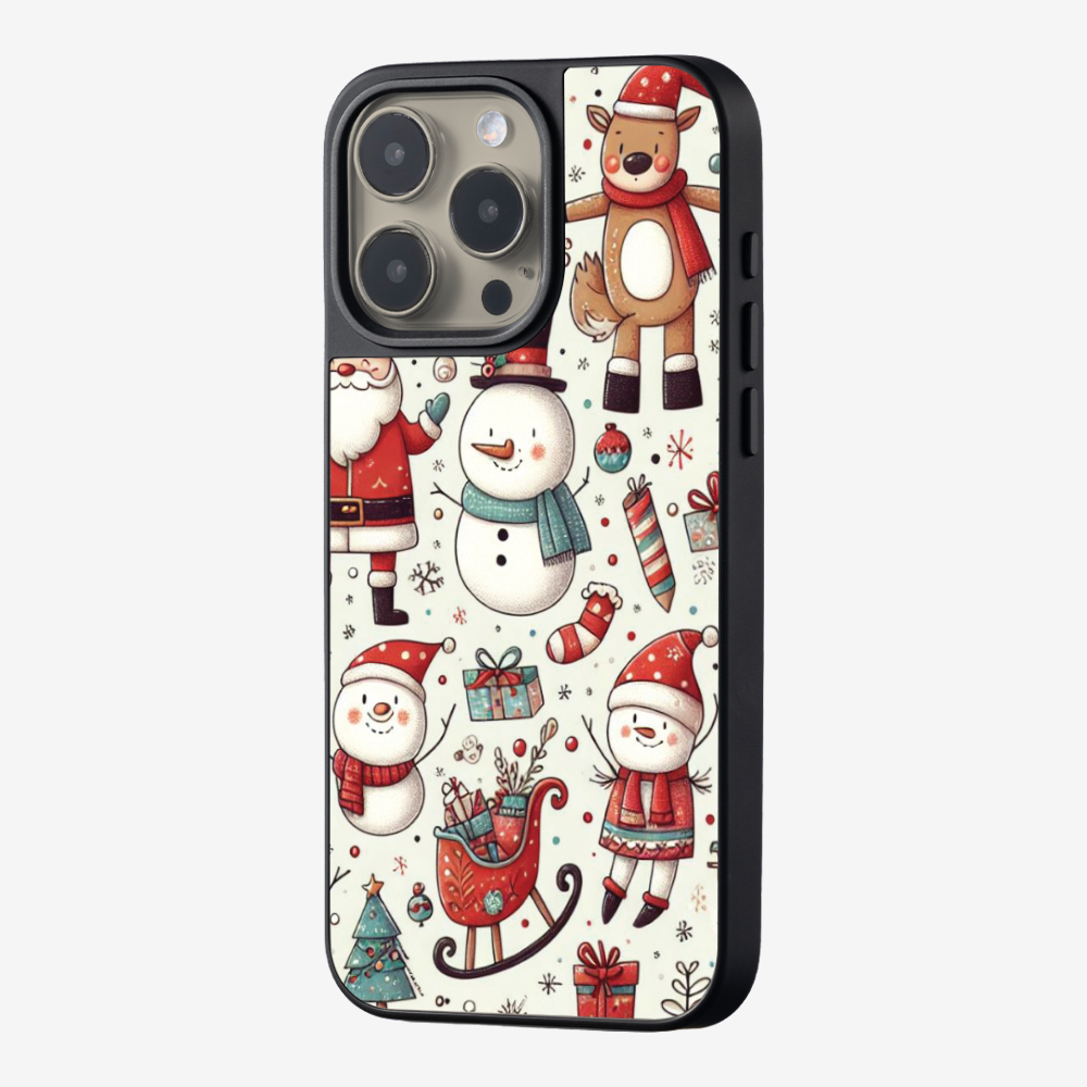 XMAS SnowMen Pattern Phone Case