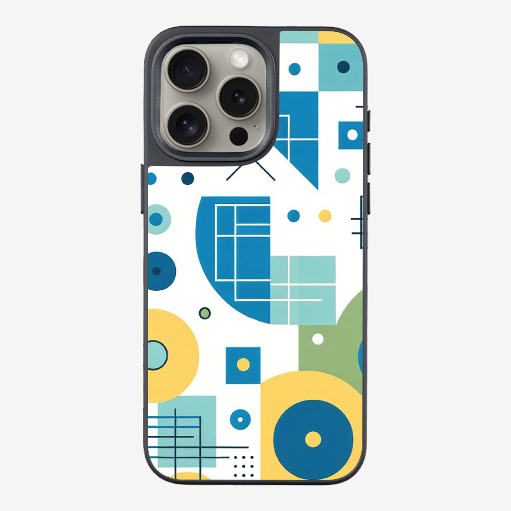 Abstract Blue Pattern Phone Case