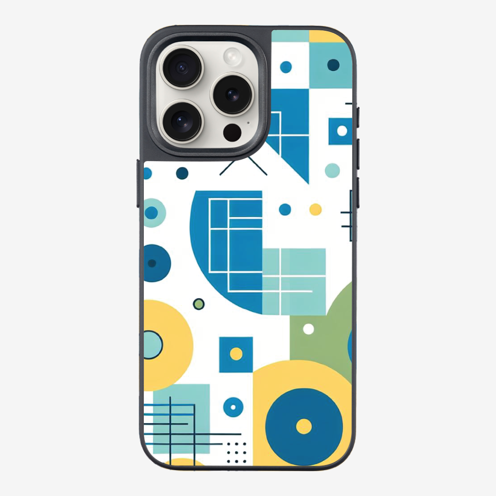 Abstract Blue Pattern Phone Case