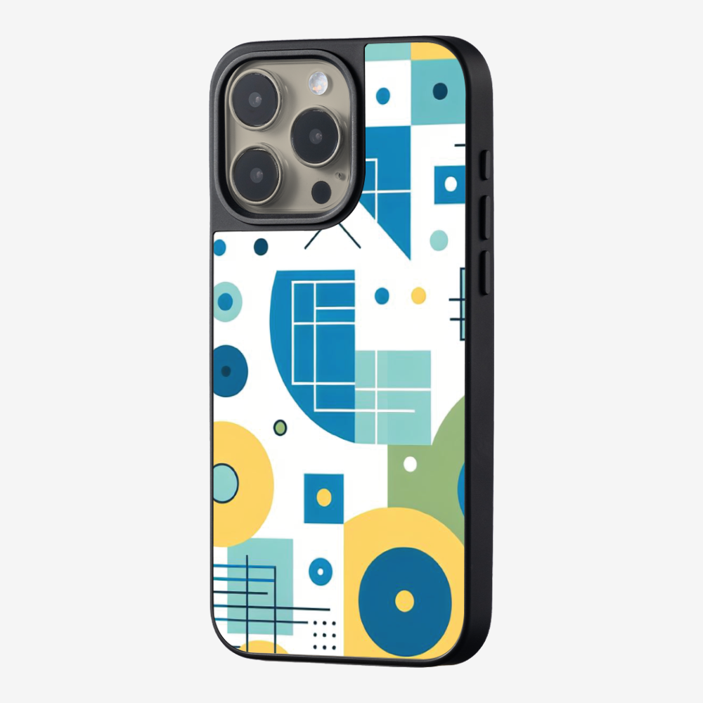 Abstract Blue Pattern Phone Case