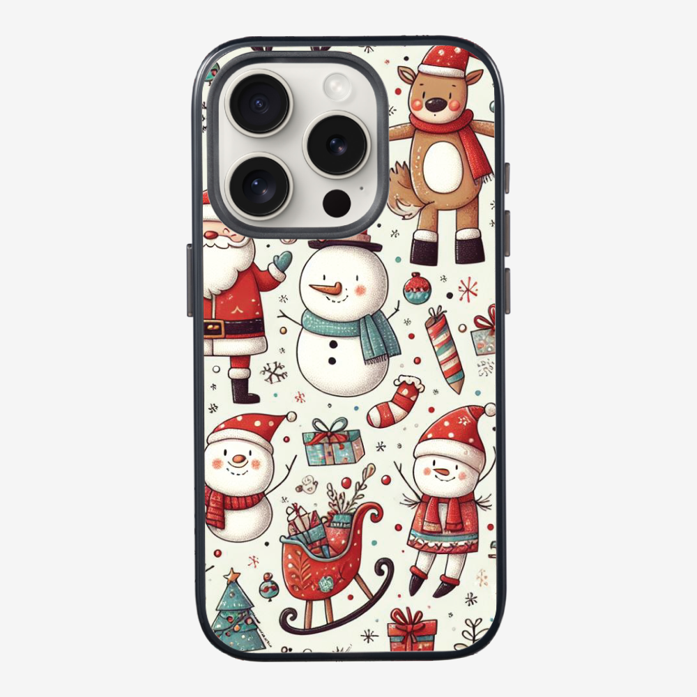 XMAS SnowMen Pattern Phone Case