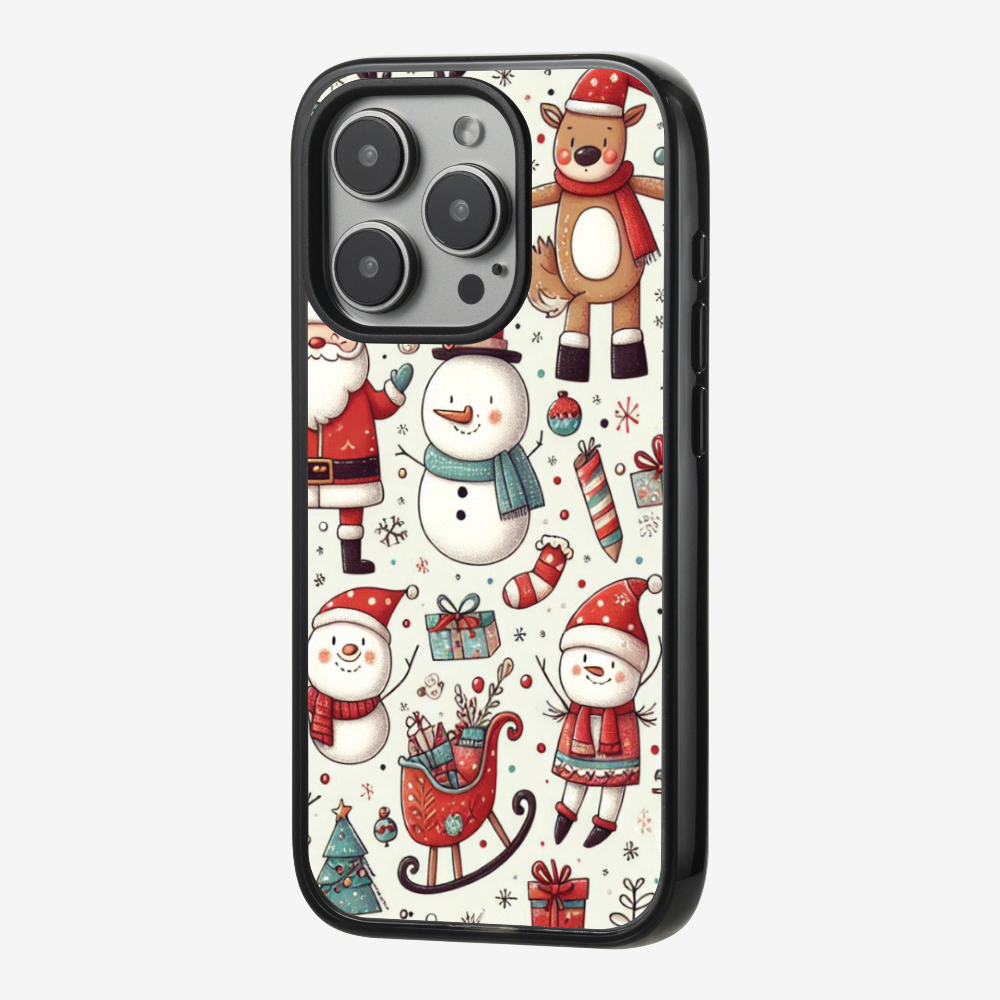 XMAS SnowMen Pattern Phone Case