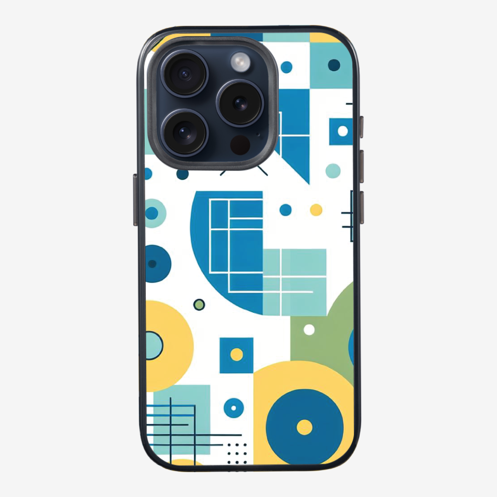 Abstract Blue Pattern Phone Case