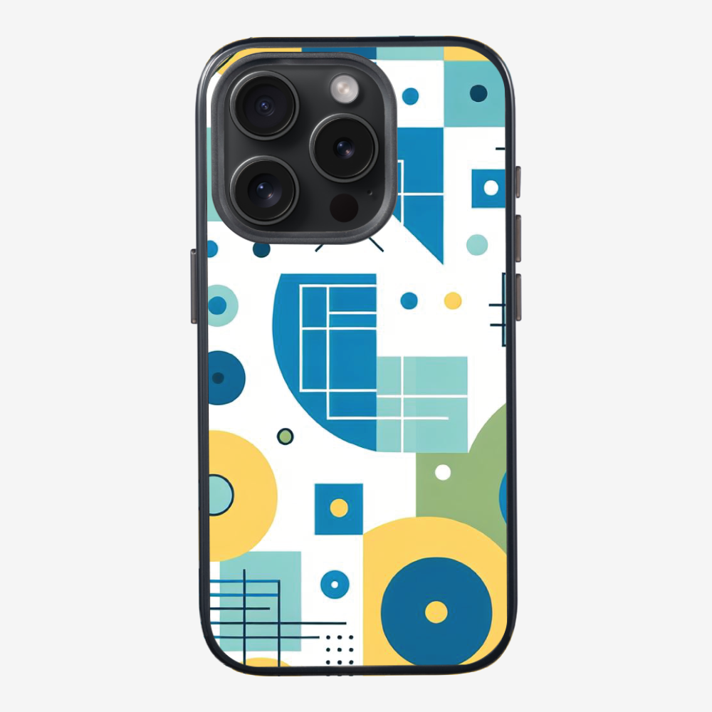 Abstract Blue Pattern Phone Case