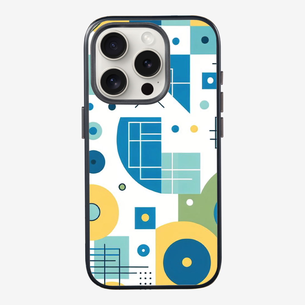 Abstract Blue Pattern Phone Case