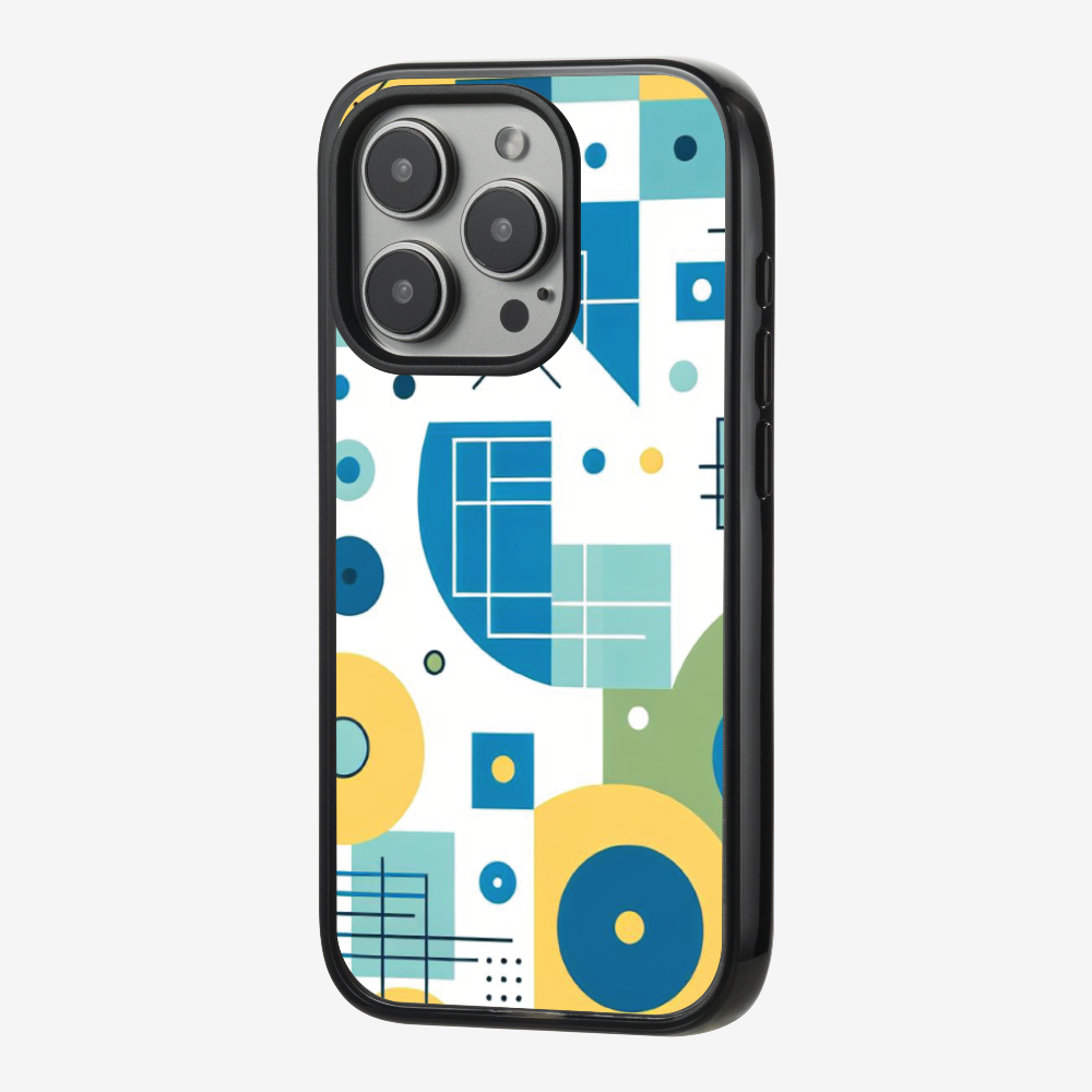 Abstract Blue Pattern Phone Case