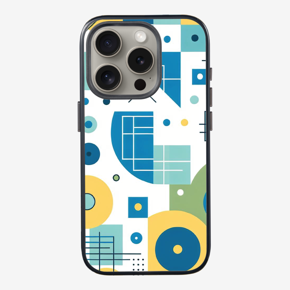 Abstract Blue Pattern Phone Case