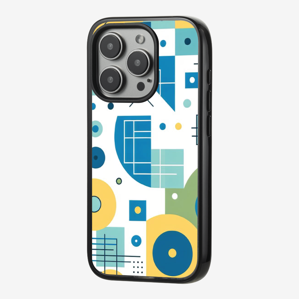 Abstract Blue Pattern Phone Case