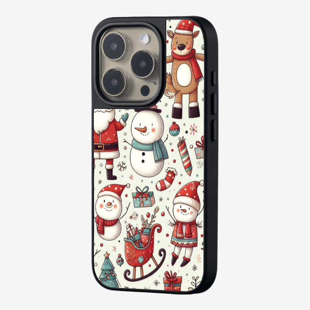 XMAS SnowMen Pattern Phone Case