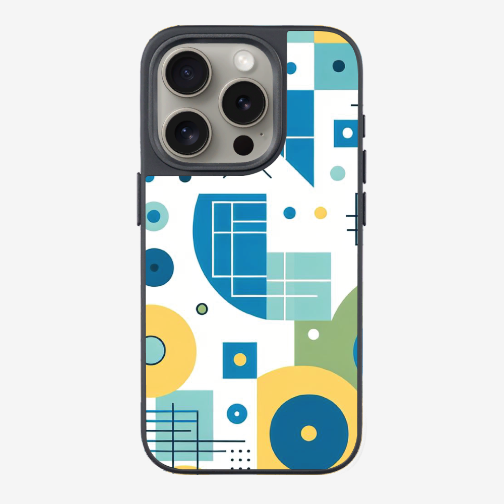 Abstract Blue Pattern Phone Case