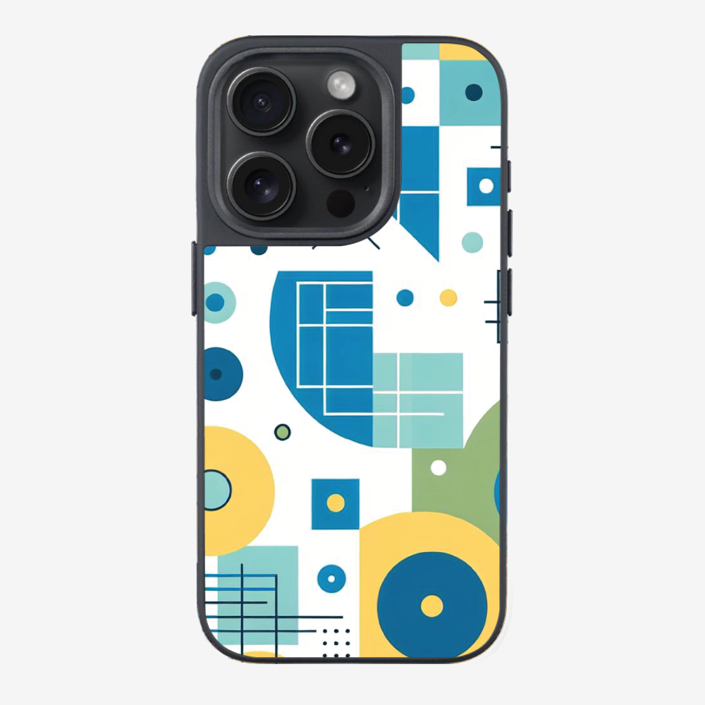 Abstract Blue Pattern Phone Case