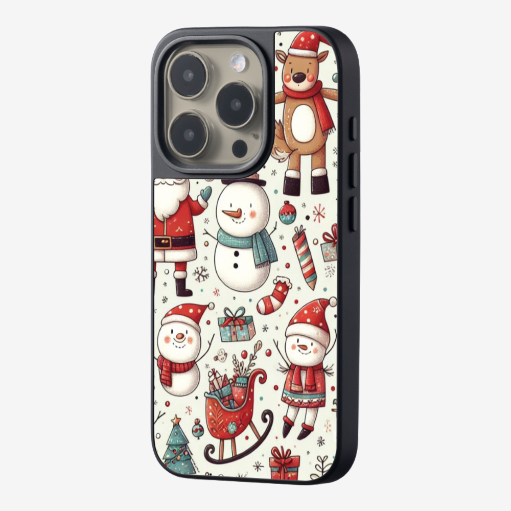 XMAS SnowMen Pattern Phone Case