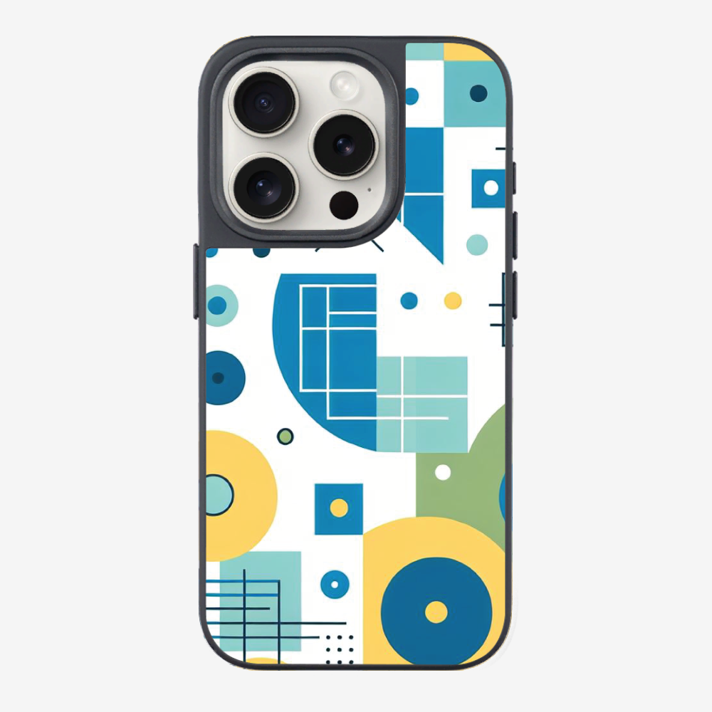 Abstract Blue Pattern Phone Case