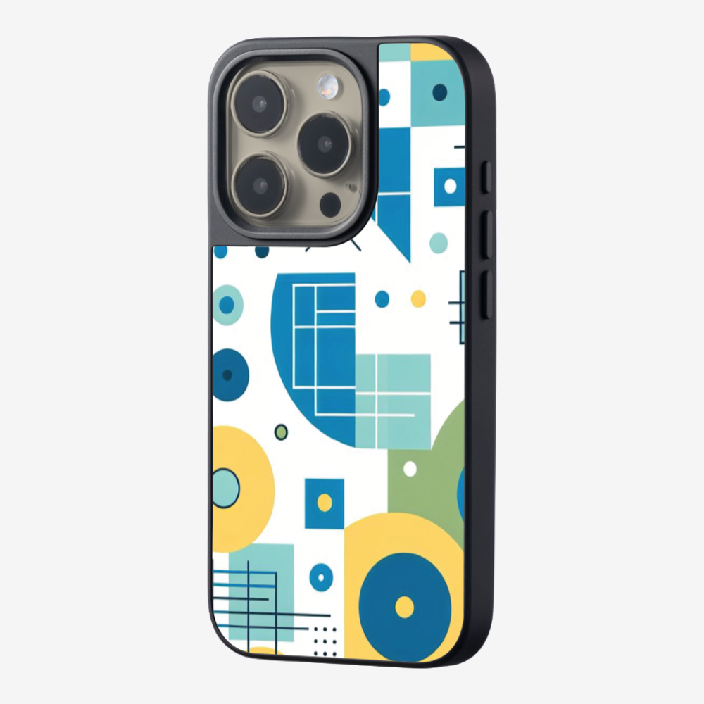 Abstract Blue Pattern Phone Case