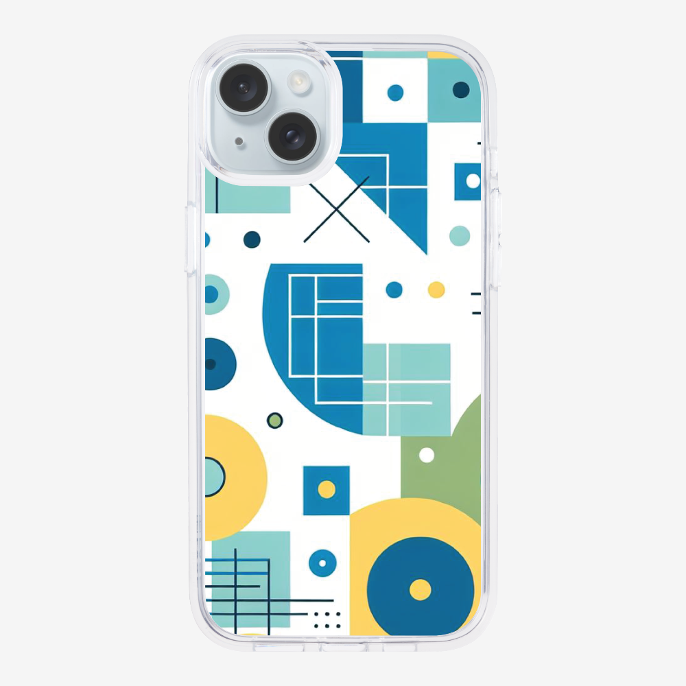 Abstract Blue Pattern Phone Case