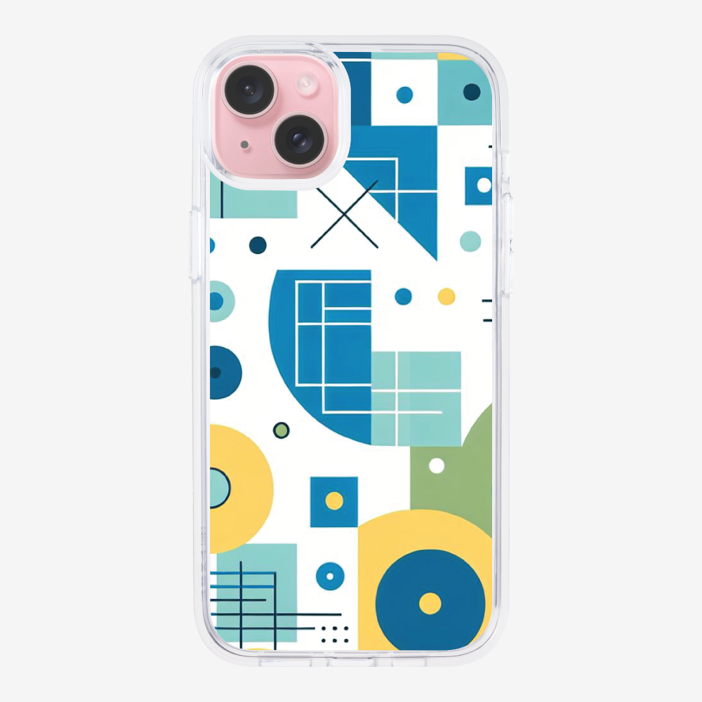 Abstract Blue Pattern Phone Case