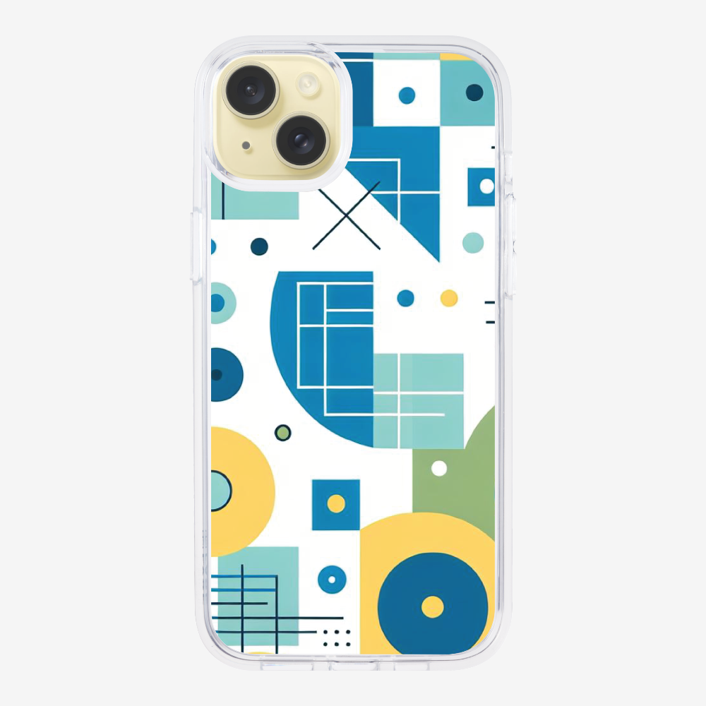 Abstract Blue Pattern Phone Case