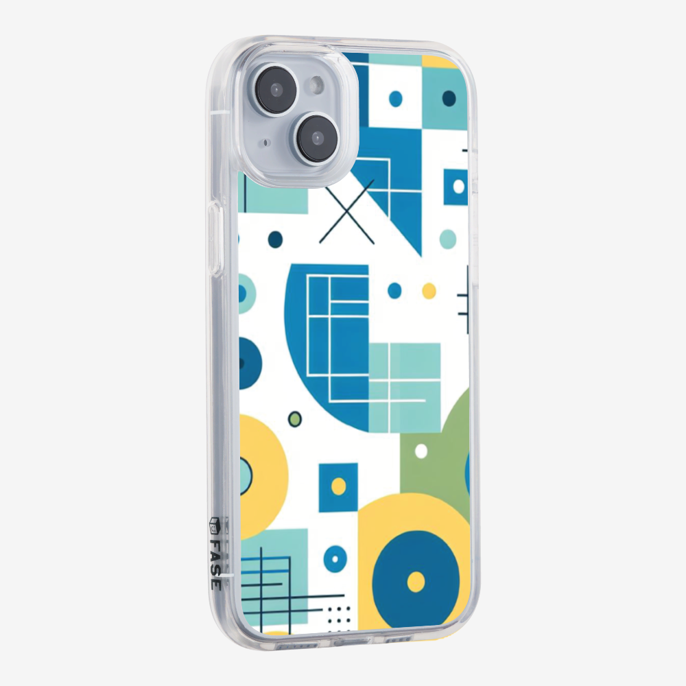 Abstract Blue Pattern Phone Case