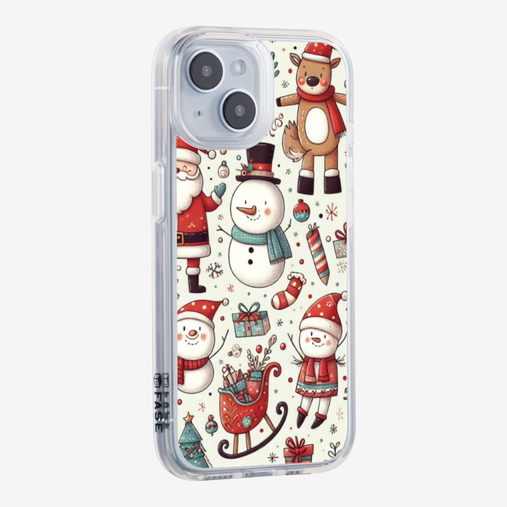 XMAS SnowMen Pattern Phone Case