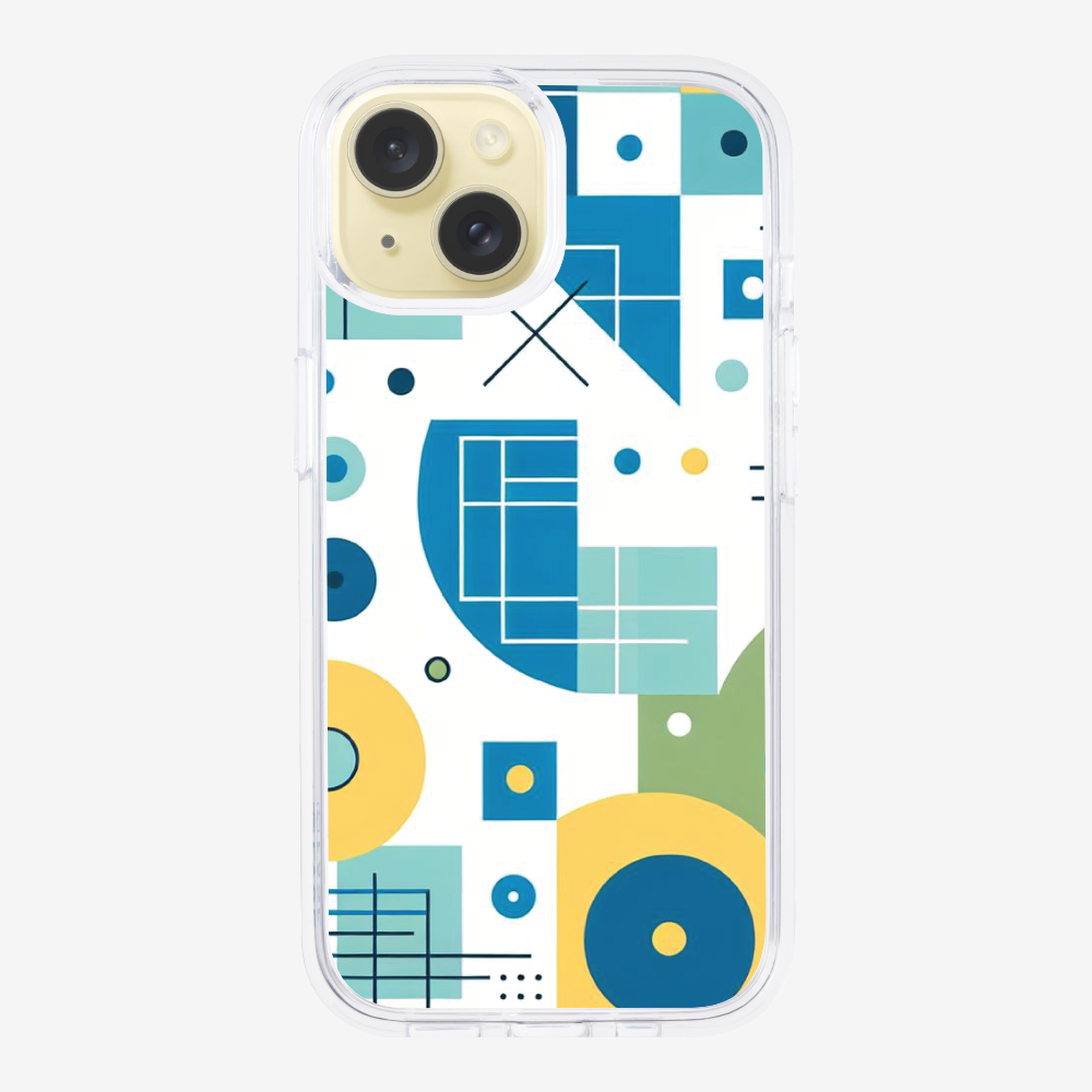 Abstract Blue Pattern Phone Case