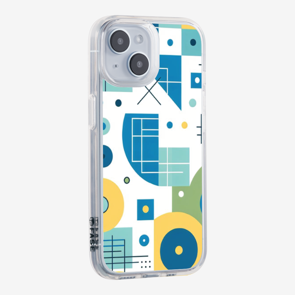 Abstract Blue Pattern Phone Case