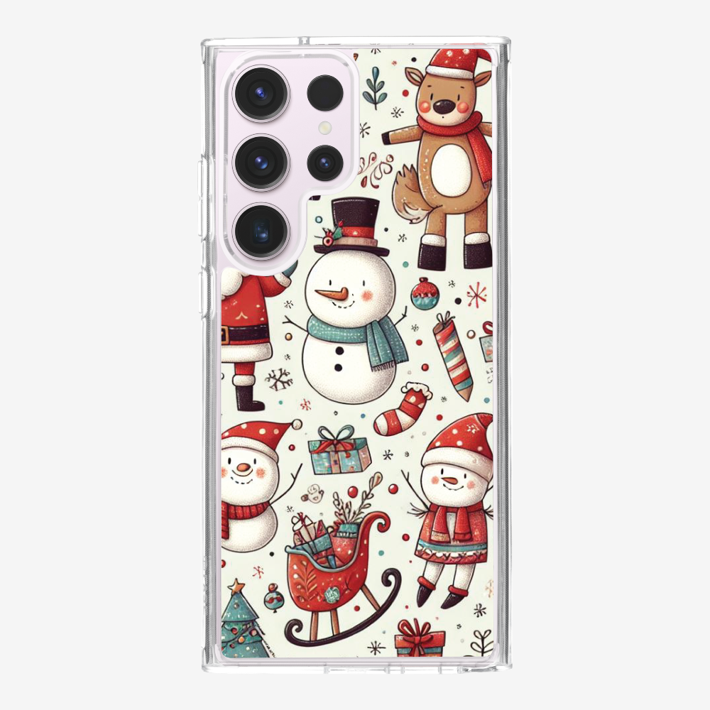 XMAS SnowMen Pattern Phone Case