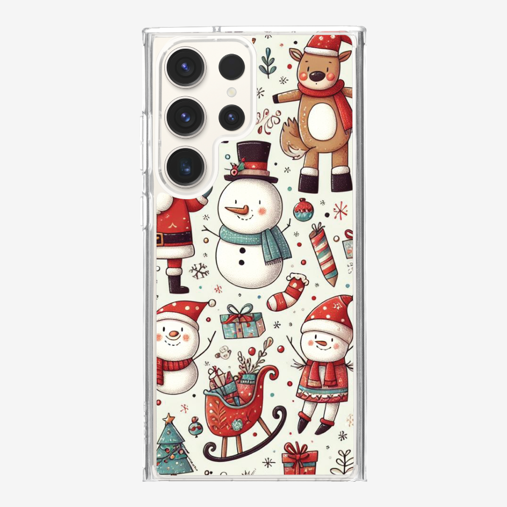 XMAS SnowMen Pattern Phone Case