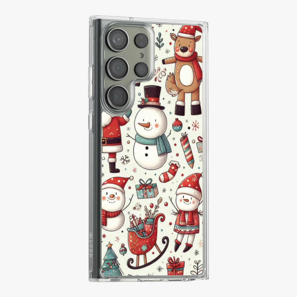 XMAS SnowMen Pattern Phone Case