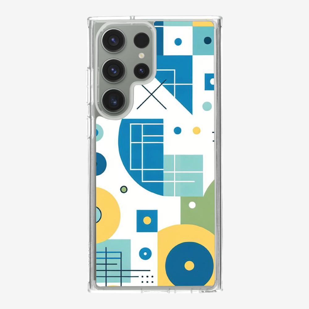 Abstract Blue Pattern Phone Case