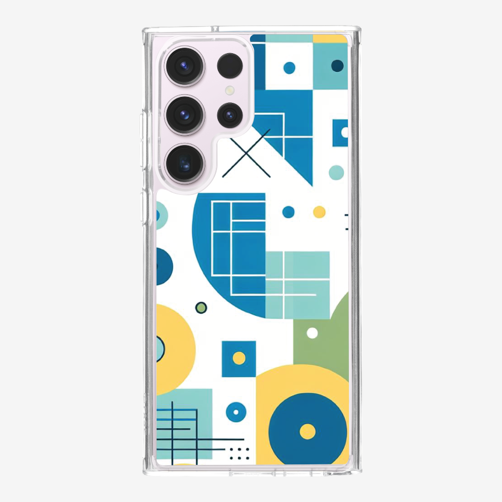 Abstract Blue Pattern Phone Case