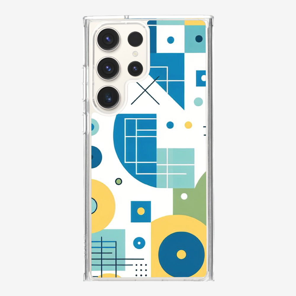 Abstract Blue Pattern Phone Case