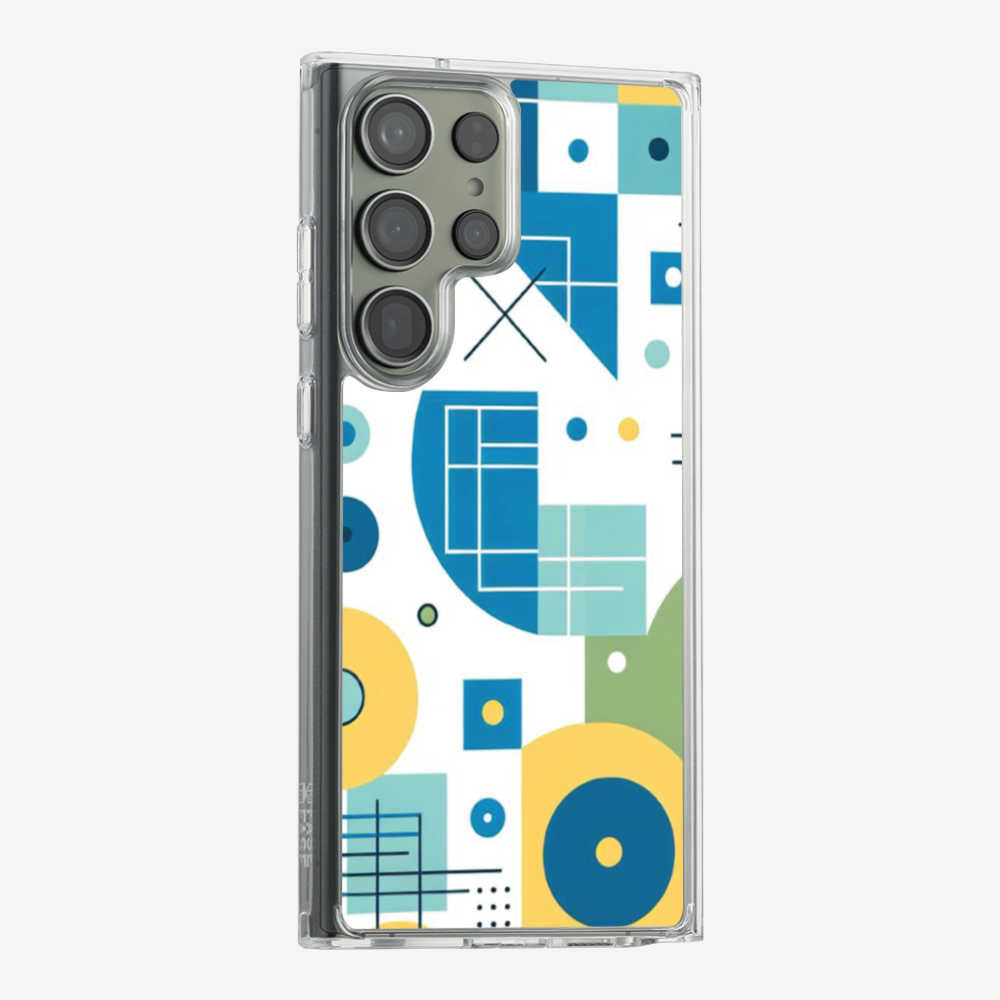 Abstract Blue Pattern Phone Case