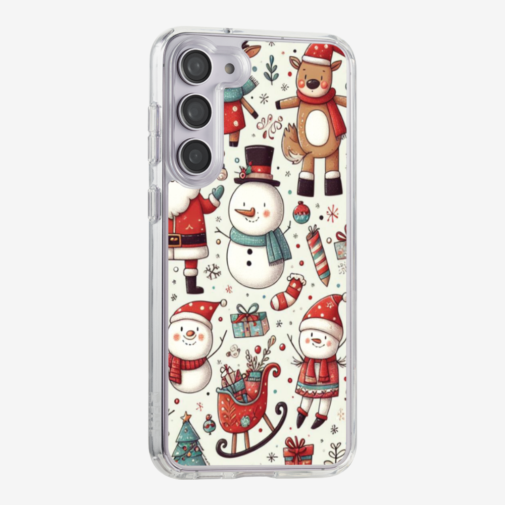 XMAS SnowMen Pattern Phone Case