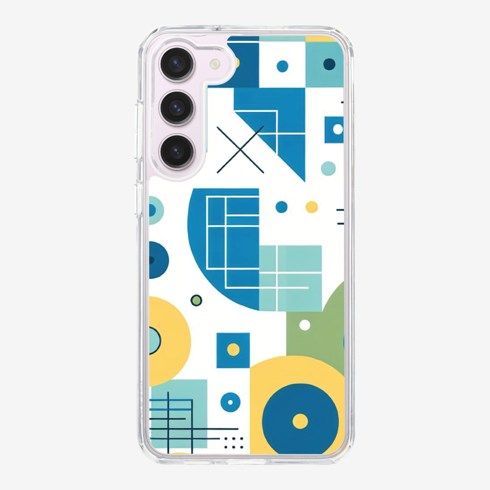 Abstract Blue Pattern Phone Case