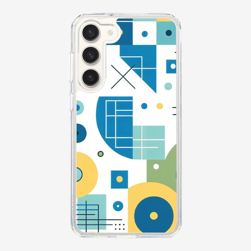 Abstract Blue Pattern Phone Case