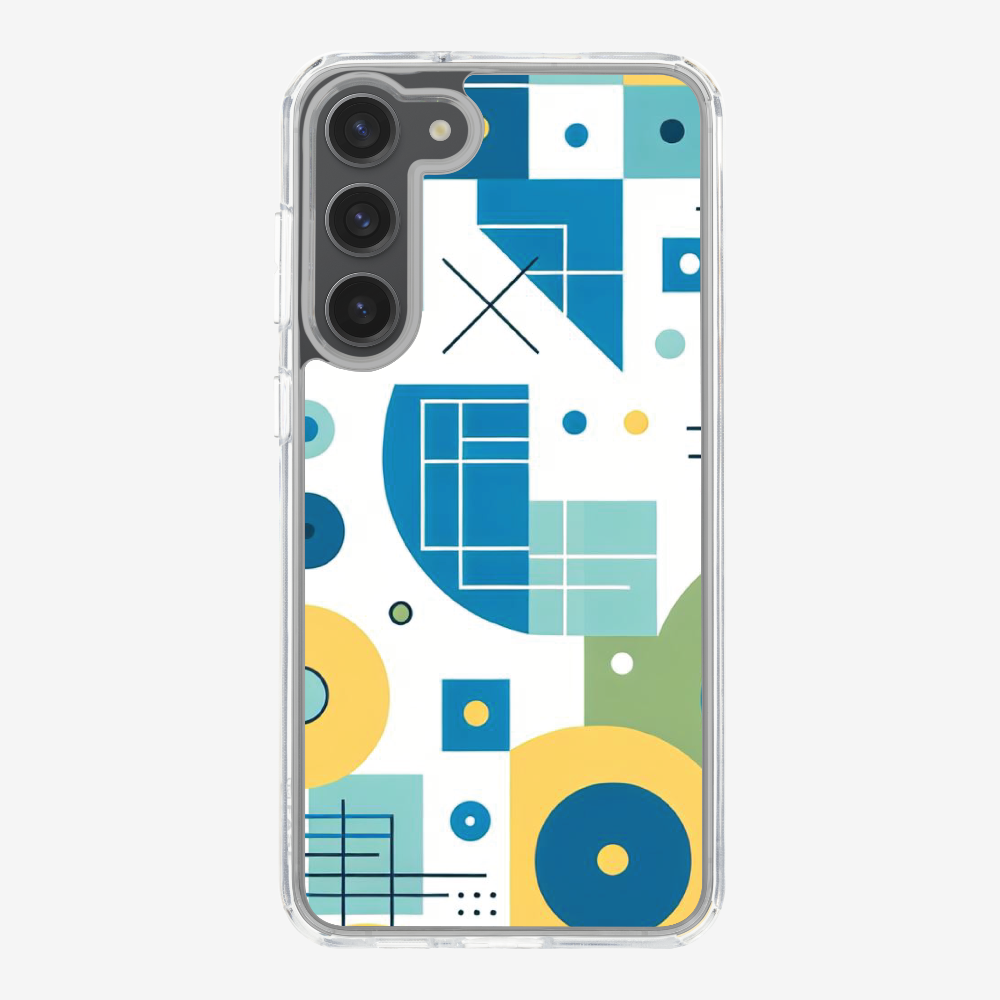 Abstract Blue Pattern Phone Case