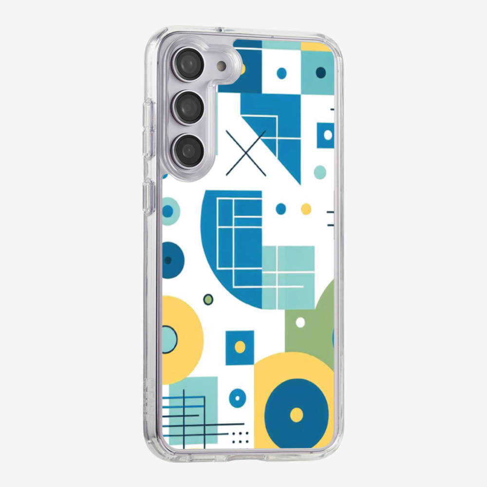 Abstract Blue Pattern Phone Case