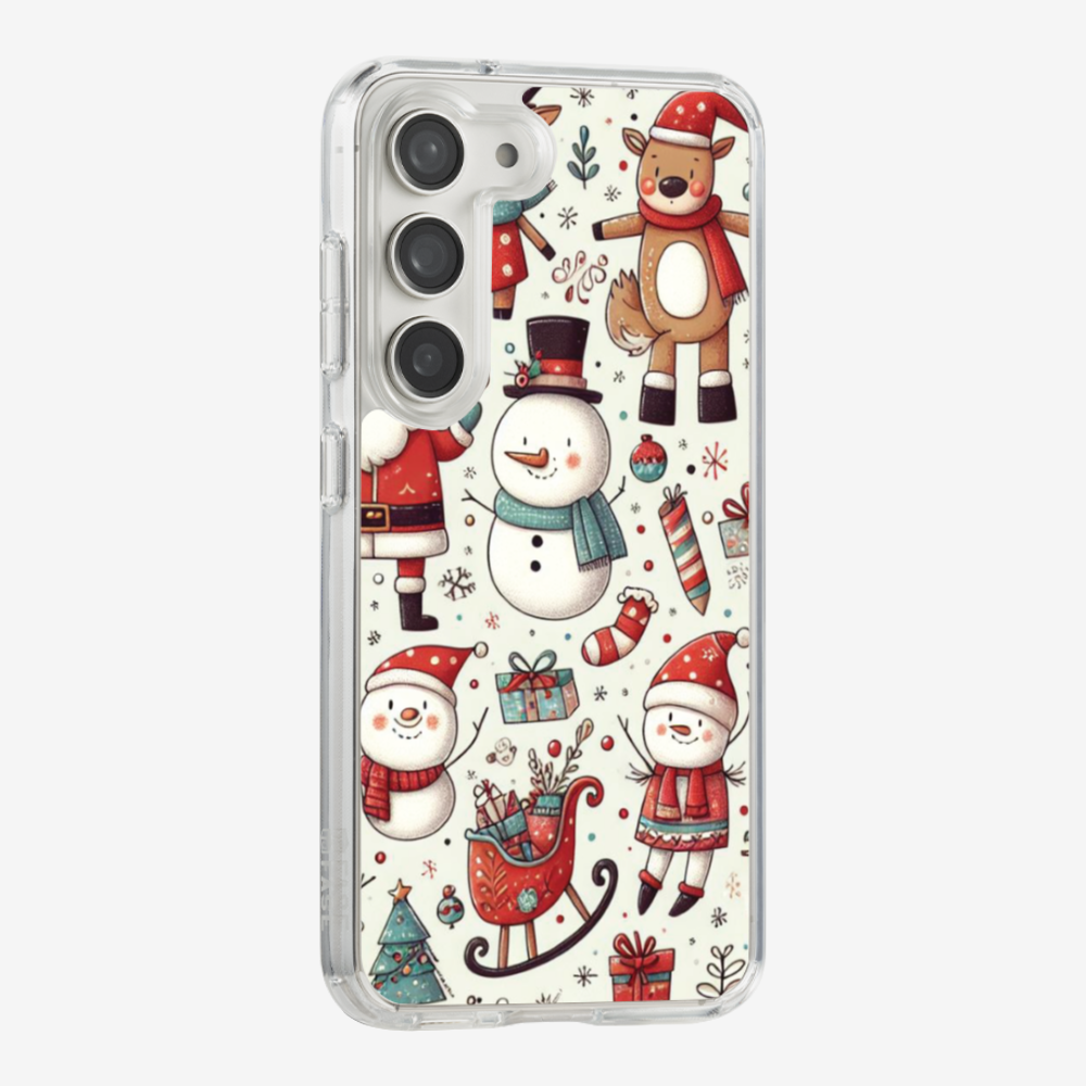 XMAS SnowMen Pattern Phone Case