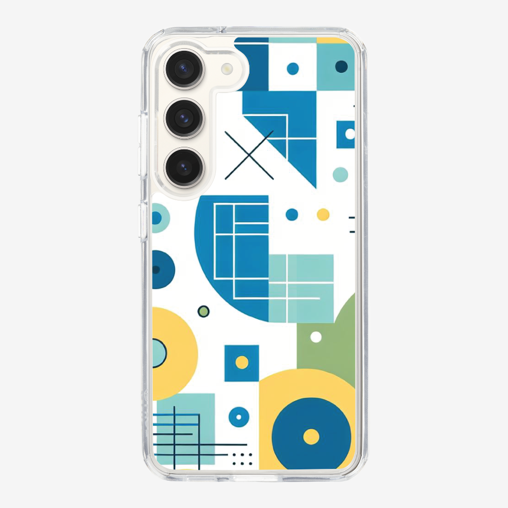 Abstract Blue Pattern Phone Case