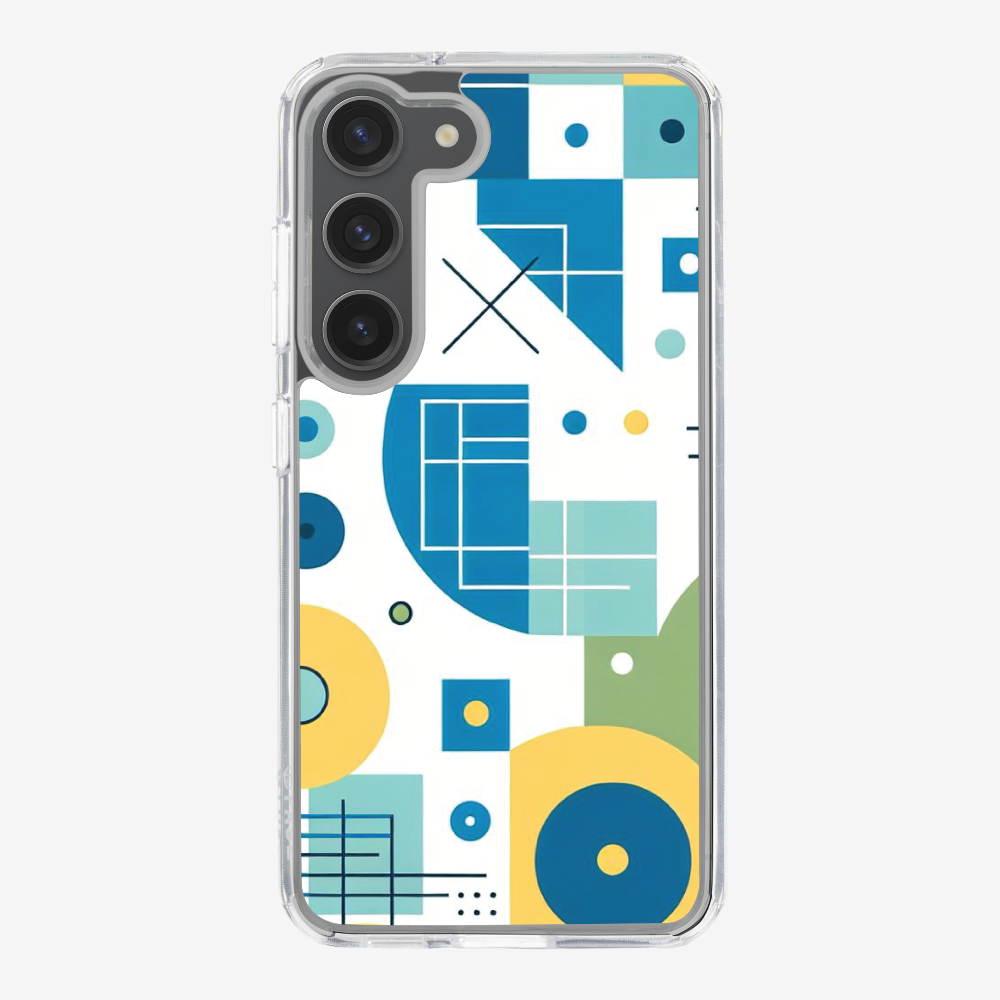 Abstract Blue Pattern Phone Case