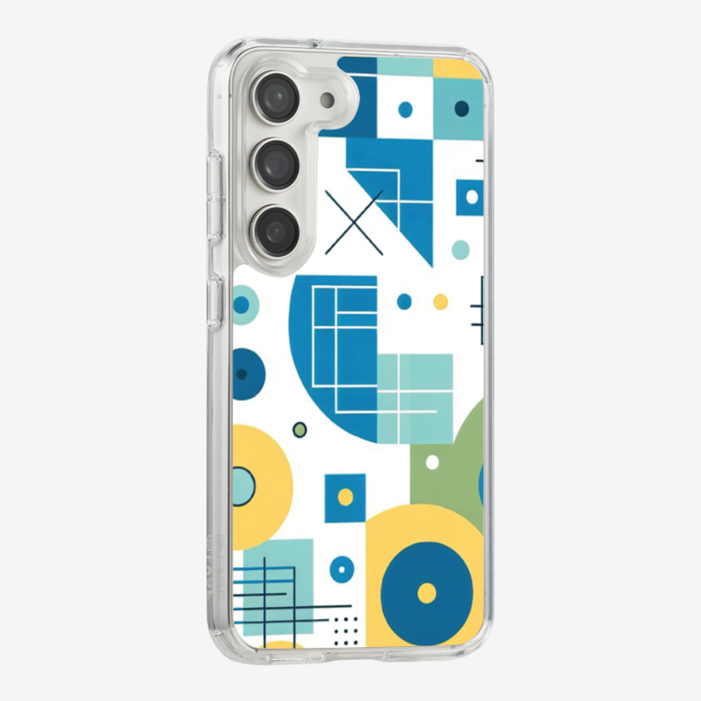 Abstract Blue Pattern Phone Case